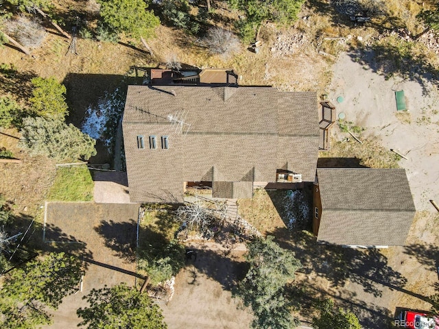 28730 Mountain View Rd, Conifer, CO 80433 - view from above of property