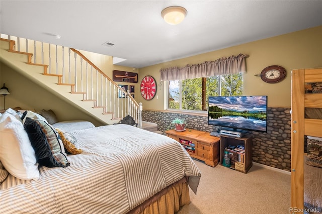 7260 Remington Rd, Como, CO 80432 - carpeted bedroom with wainscoting