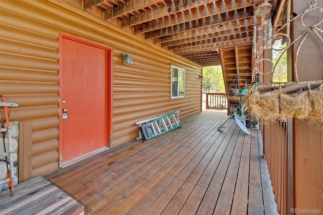 7260 Remington Rd, Como, CO 80432 - view of wooden deck
