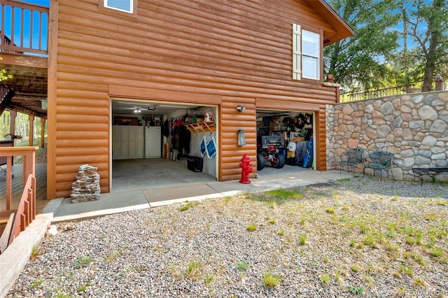 7260 Remington Rd, Como, CO 80432 - garage with driveway