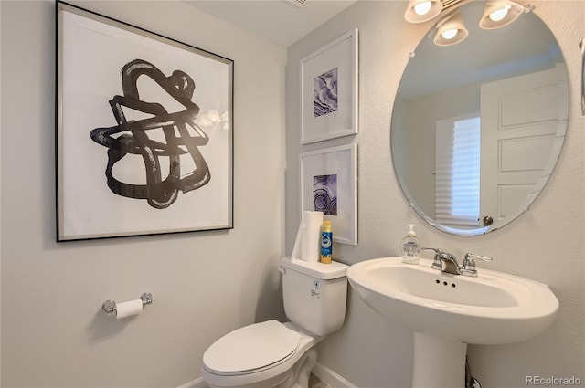 6581 E 148th Dr, Thornton, CO 80602 - half bath with baseboards and toilet