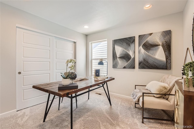 6581 E 148th Dr, Thornton, CO 80602 - carpeted office space with baseboards and recessed lighting