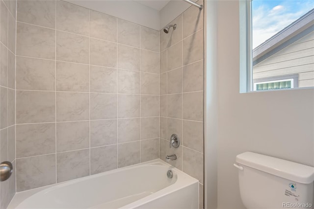 6581 E 148th Dr, Thornton, CO 80602 - bathroom featuring toilet and bathtub / shower combination