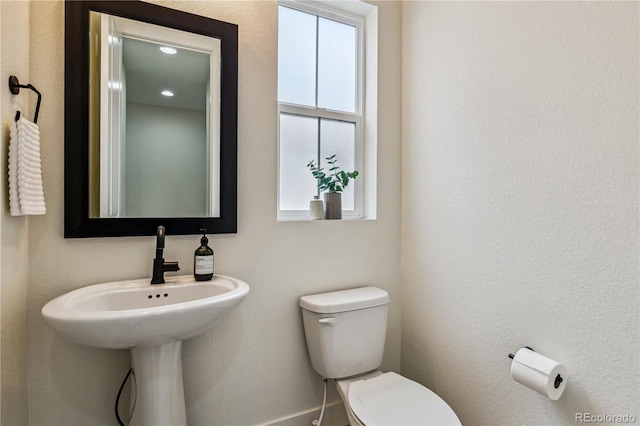 bathroom with toilet