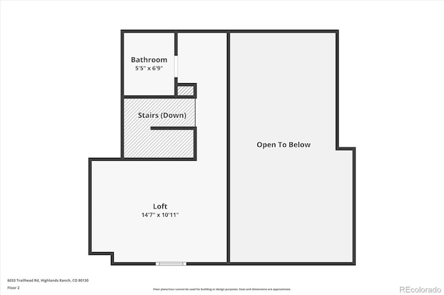 6033 Trailhead Rd, Highlands Ranch, CO 80130 - plan