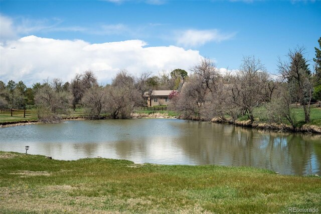 view of water feature