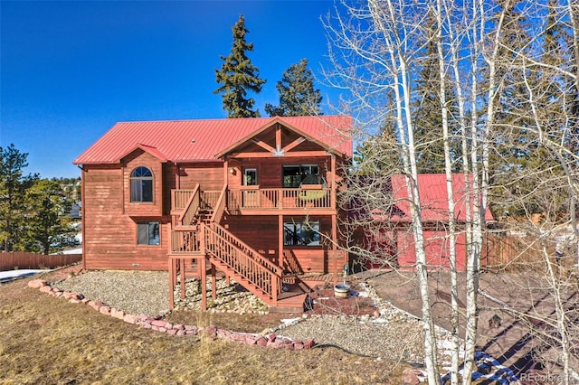 view of rear view of house