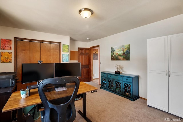 350 Panther Ct, Woodland Park, CO 80863 - office space with light carpet and baseboards