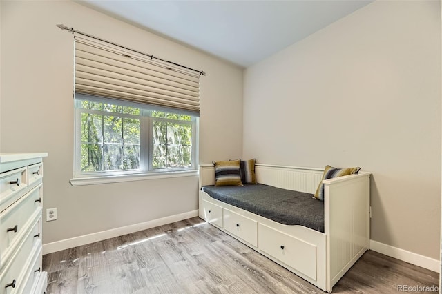 12818 Ironstone Way Unit 101, Parker, CO 80134 - bedroom with light wood-style flooring and baseboards