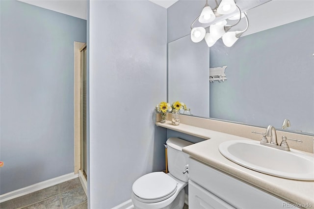 1982 S Truckee St, Aurora, CO 80013 - bathroom with vanity and a shower with shower door