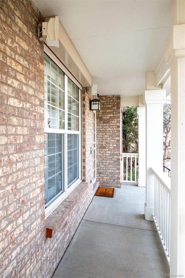 view of patio / terrace with covered porch