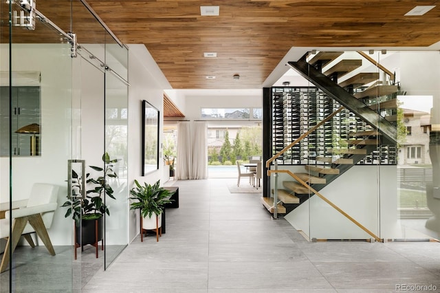 140 S Glencoe St, Denver, CO 80246 - wine area featuring wooden ceiling