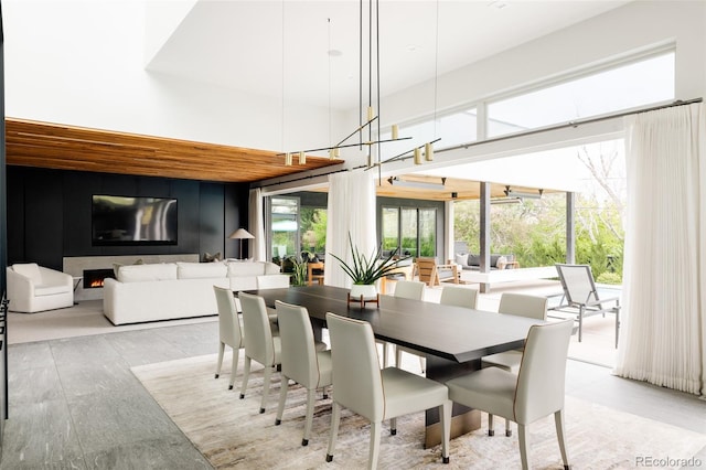 140 S Glencoe St, Denver, CO 80246 - dining area featuring healthy amount of natural light and a high ceiling