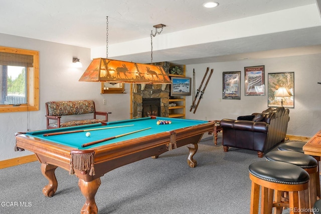 62 897, Grand Lake, CO 80447 - game room with carpet flooring and billiards