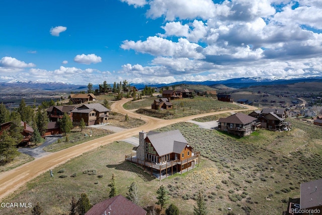 62 897, Grand Lake, CO 80447 - aerial view of property and surrounding area featuring mountains