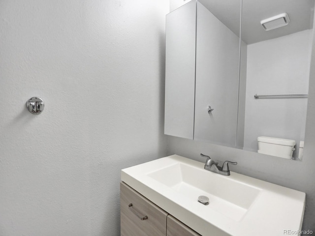 453 Arden Cir, Highlands Ranch, CO 80126 - bathroom with vanity and toilet