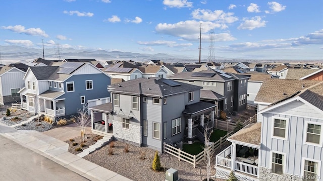 birds eye view of property featuring a residential view