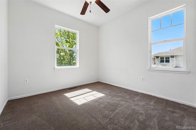 13020 Grant Cir W Unit A, Thornton, CO 80241 - carpeted empty room with ceiling fan and baseboards