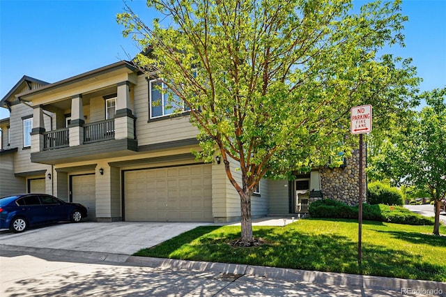 13020 Grant Cir W Unit A, Thornton, CO 80241 - multi unit property with an attached garage, a front lawn, and driveway
