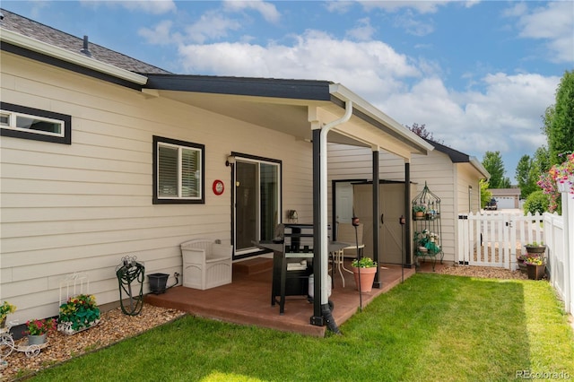 7885 Buckhorn Grn Unit 131, Frederick, CO 80530 - rear view of property with a patio