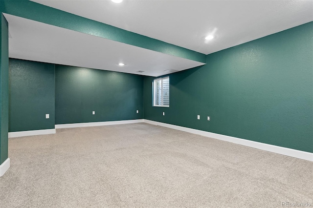 2640 Overlook Dr, Broomfield, CO 80020 - carpeted spare room featuring baseboards and recessed lighting