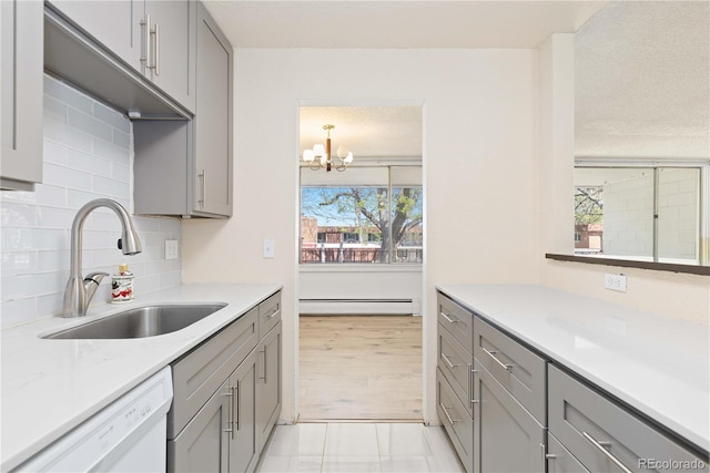 10185 W 25th Ave Unit 33, Lakewood, CO 80215 - kitchen featuring gray cabinets and a sink