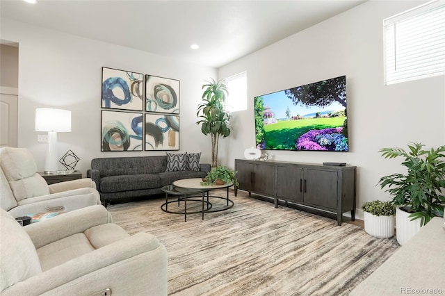 21209 E 62nd Ave, Aurora, CO 80019 - living area with recessed lighting and wood finished floors