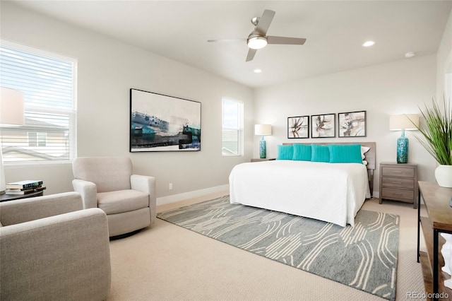 21209 E 62nd Ave, Aurora, CO 80019 - carpeted bedroom with recessed lighting and a ceiling fan