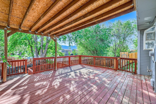 3320 Simmelink Loop, Colorado Springs, CO 80916 - view of wooden deck