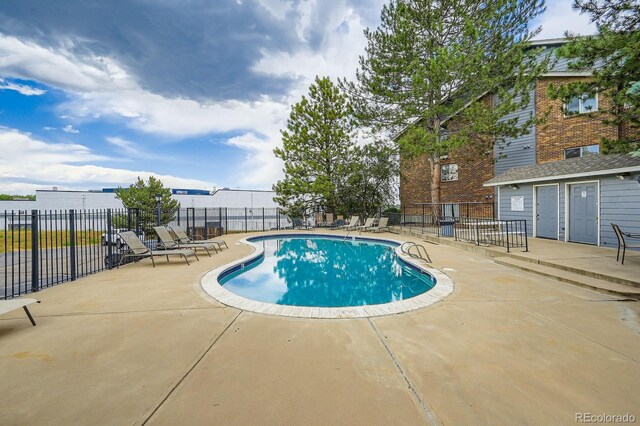 7881 Allison Way Unit 303, Arvada, CO 80005 - view of pool featuring a patio