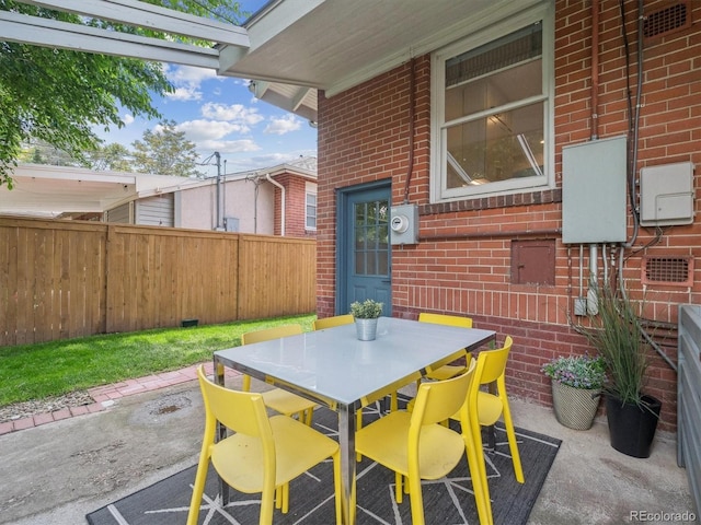 660 S Clarkson St, Denver, CO 80209 - view of patio with outdoor dining space