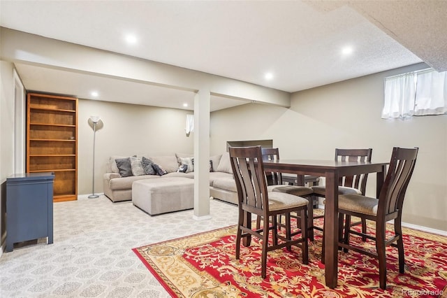 7925 W Layton Ave Unit 500, Littleton, CO 80123 - dining room featuring recessed lighting, carpet flooring, and baseboards