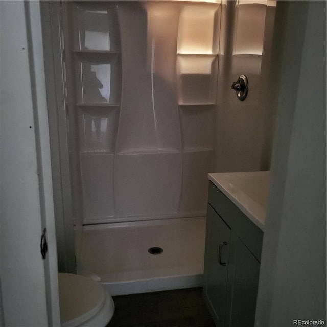 256 S 2nd Ave, Brighton, CO 80601 - full bathroom featuring a stall shower and vanity