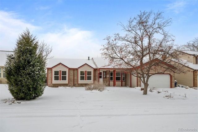 ranch-style house with a garage