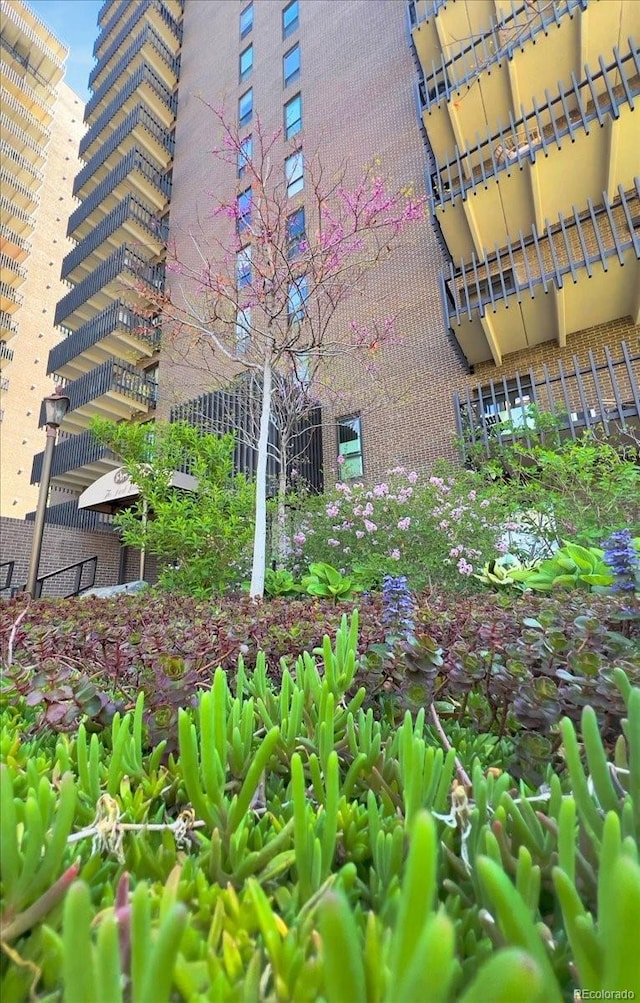 view of property featuring fence