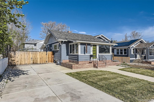 4441 N Meade St, Denver, CO 80211 - bungalow-style house with fence and a front lawn
