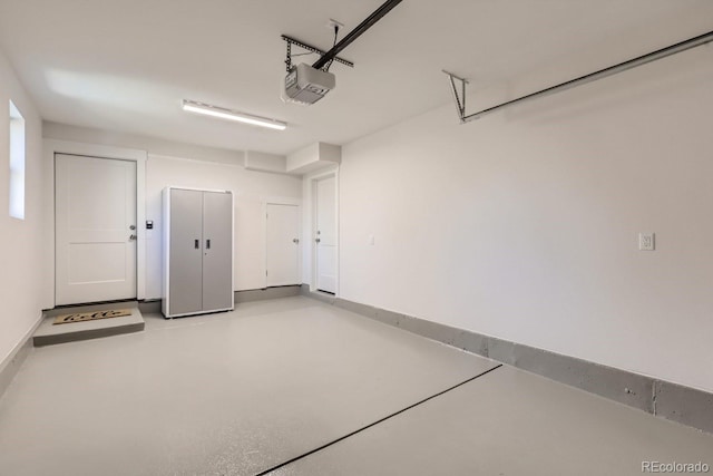 4441 N Meade St, Denver, CO 80211 - garage with a garage door opener