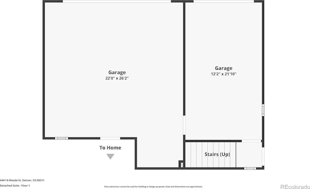 4441 N Meade St, Denver, CO 80211 - view of layout
