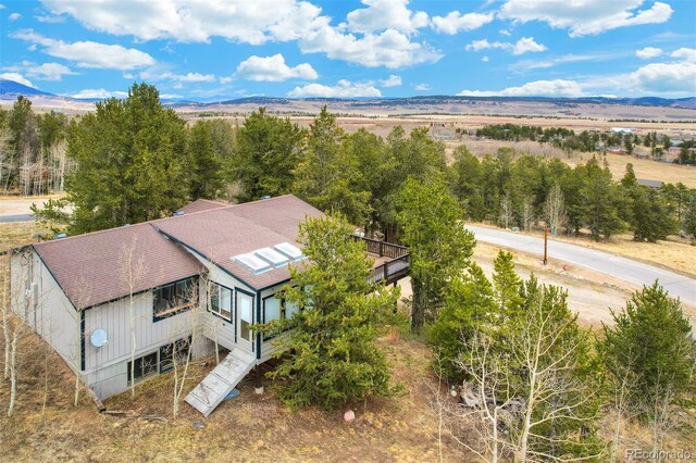 255 Park View Dr, Fairplay, CO 80440 - bird's eye view with a mountain view