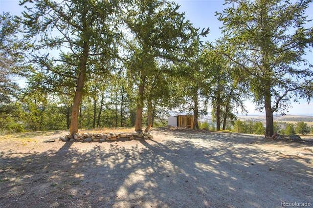 255 Park View Dr, Fairplay, CO 80440 - view of yard with an outdoor structure