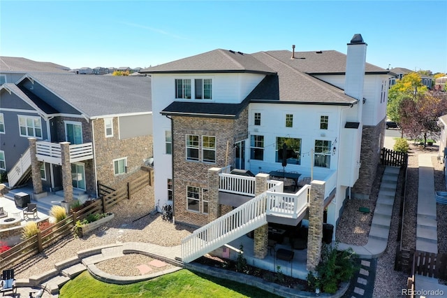 view of rear view of house