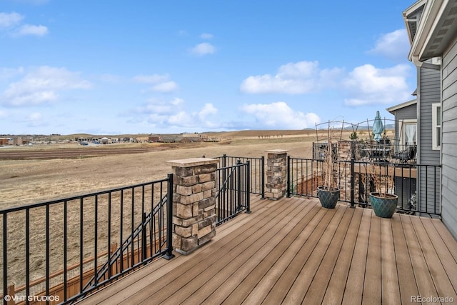 15076 W 93rd Ave, Arvada, CO 80007 - wooden terrace with a view of countryside