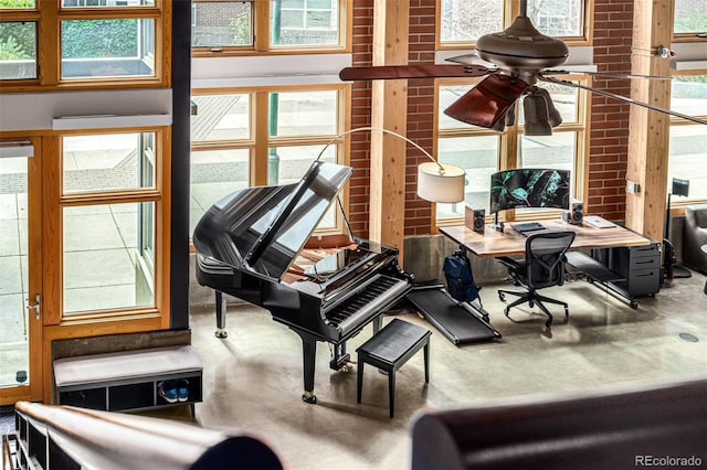 2955 Inca St Unit 1H, Denver, CO 80202 - miscellaneous room featuring healthy amount of natural light and a desk