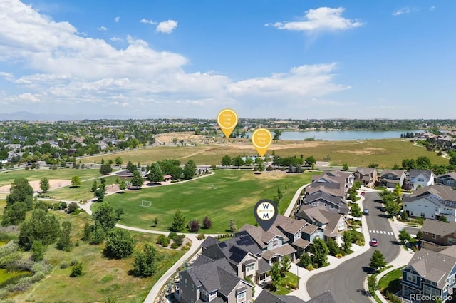 13729 Vallejo Loop, Broomfield, CO 80023 - aerial view of residential area featuring a nearby body of water