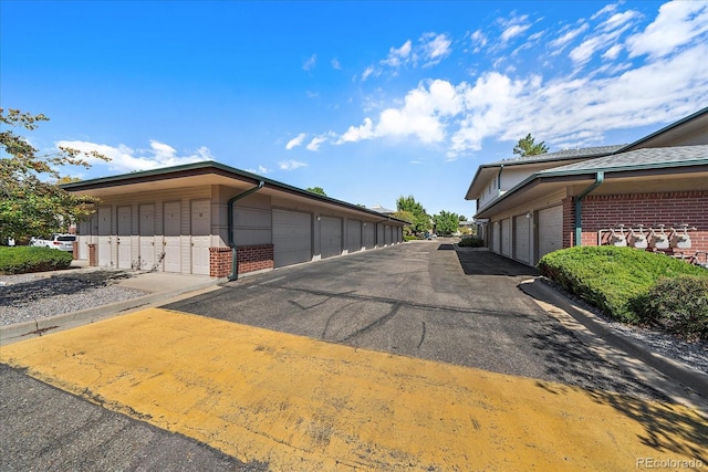 exterior space with community garages