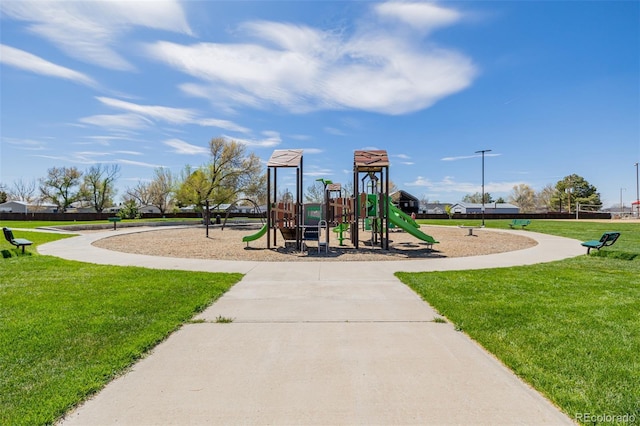 56159 E Tomahawk Ave, Strasburg, CO 80136 - community play area featuring a yard