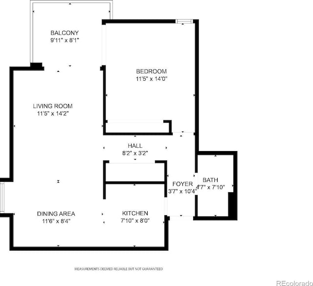 850 20th St Unit 503, Boulder, CO 80302 - home floor plan