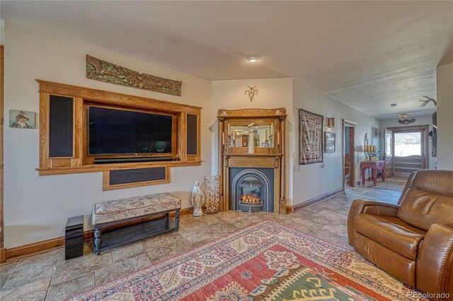 view of living room