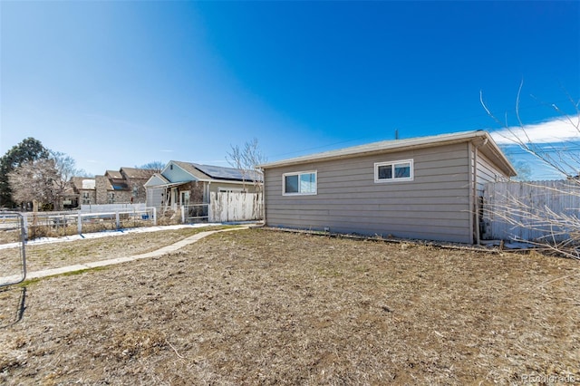 view of rear view of property