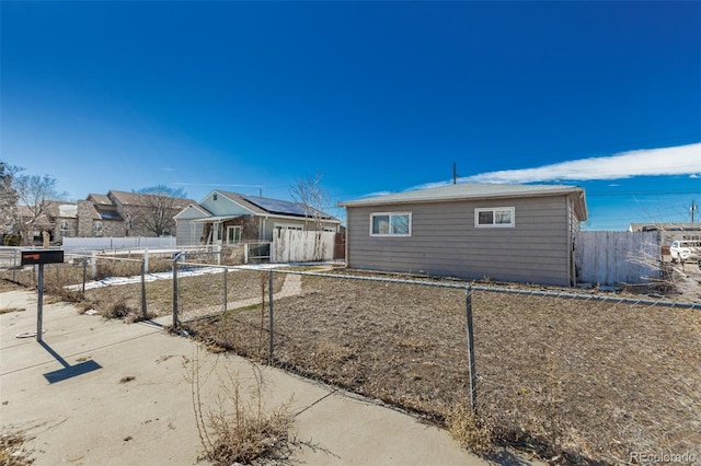 view of rear view of property